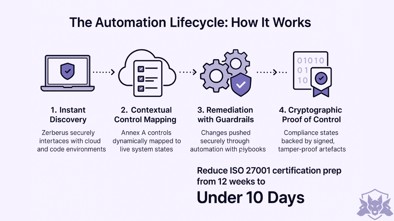 ISO 27001 automation lifecycle in 10 days