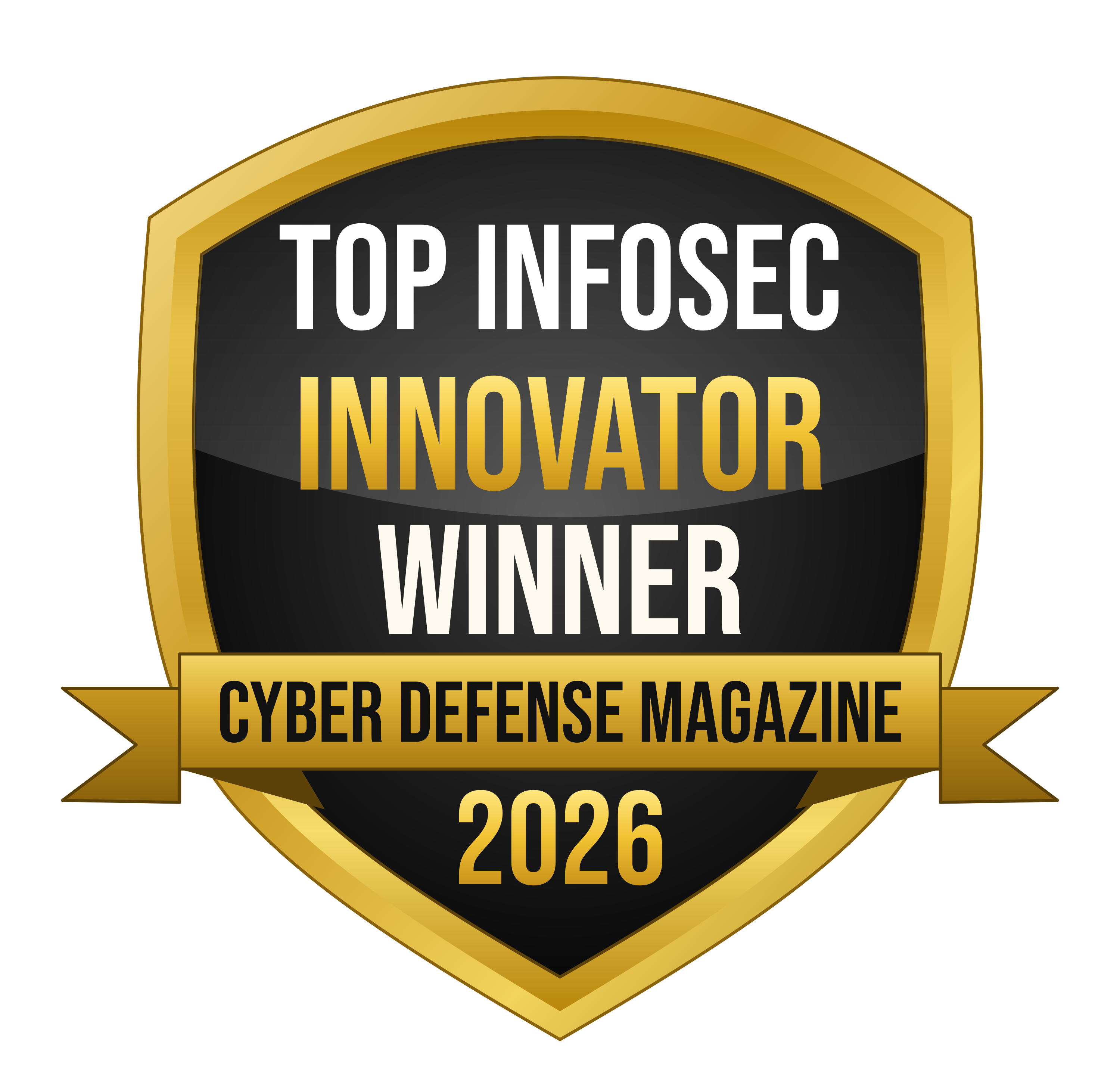 Top InfoSec Innovator Winner - Cyber Defense Magazine 2026 award badge